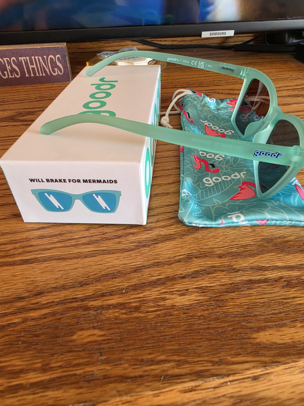Goodr Women's Mint Green Sunglasses - Polarized Fashion Shades